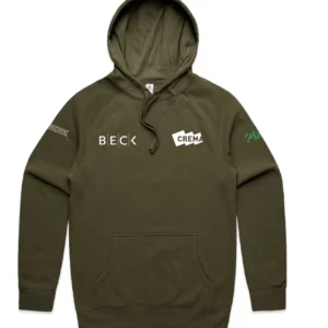 Caulfield Place Black & Khaki Stencil Hoodie